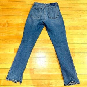 Abercrombie straight leg, high rise with slits at ankle, 26 Waist